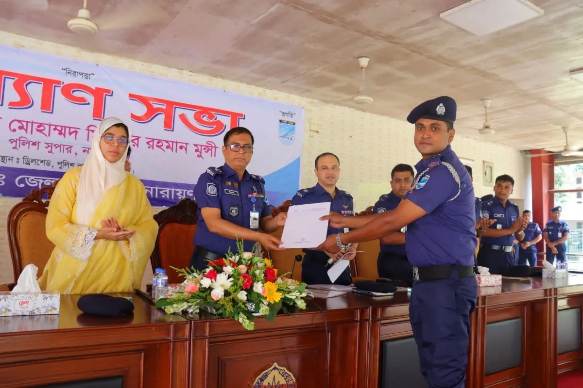 নারায়ণগঞ্জের শ্রেষ্ঠ এএসআই নির্বাচিত হলেন সোনারগাঁ থানার কামরুজ্জামান